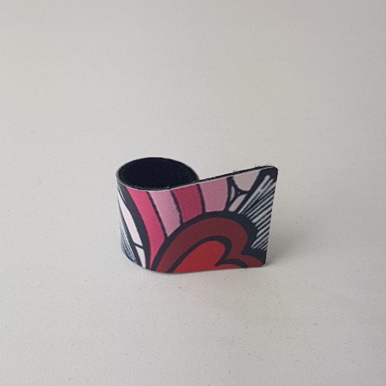Prstan polžek Pink