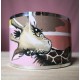 Wide bracelet Giraffe pink