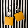 Earrings Square yellow