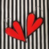 Hearted earrings