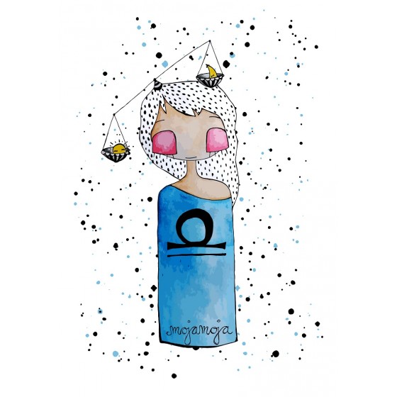 Art print Horoskop Tehtnica