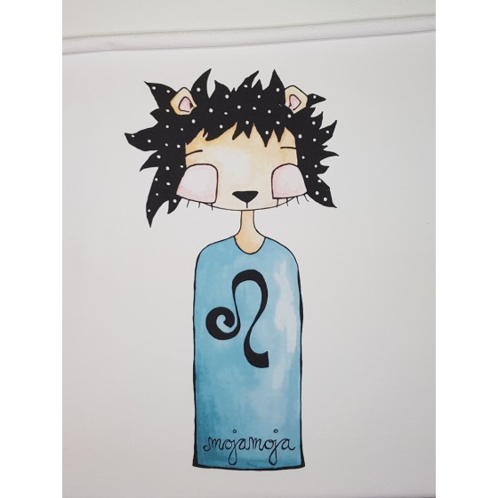 Panel 50x70 Horoscope Lion