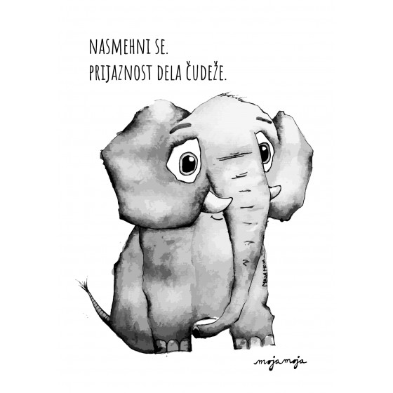Art print Nasmehni se