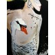 Long sleeved top Love story - black