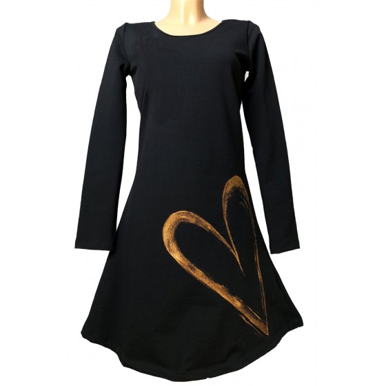 Obleka Bronasto srce