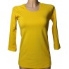 Yellow top  3/4 sleeves