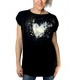 Oversized black top Zlato srce