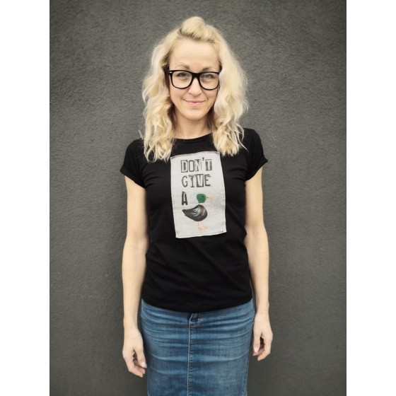 White T-shirt Smučarka