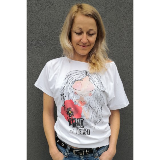 White top Wild at heart