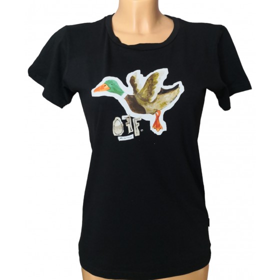 White T-shirt *uck off