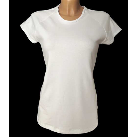 White T-shirt Pure white kratka majica raglan rokavi