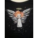 Long sleeved top Love story - black