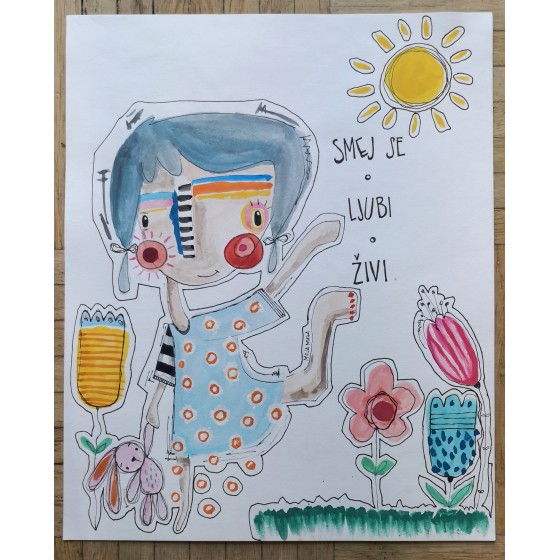 moja moja - original ilustracija