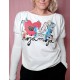 Long sleeved top Love story - black