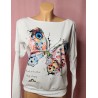 Long sleeved top Love story - black