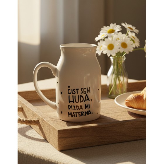Ceramic mug Čist huda