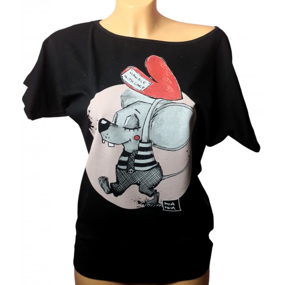 Netopriček majica Čist huda