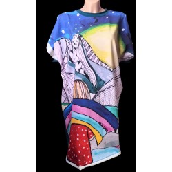 Prevelika roza majica Hobotnica