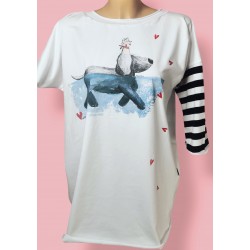 Prevelika roza majica Hobotnica