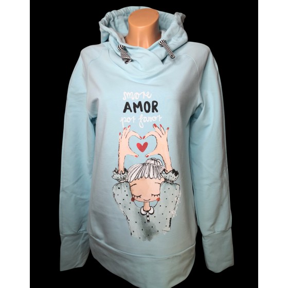 Oversized hoodie Pure sky