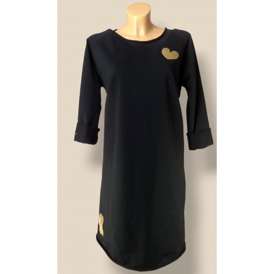 Oversized hoodie Zaupaj vesolju - petrol