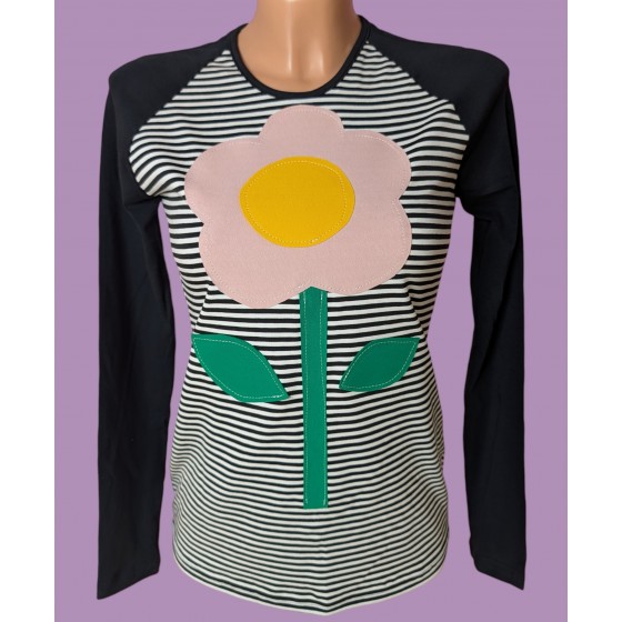 Striped top Big heart